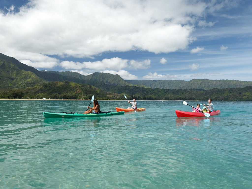 Kayaking on the Hanalei River