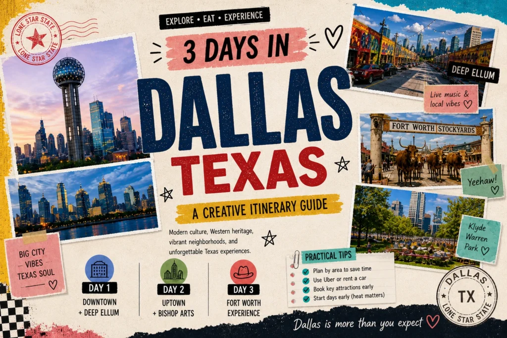 Dallas Itinerary: The Perfect 1 to 3 Day Plan for First-Time Visitors